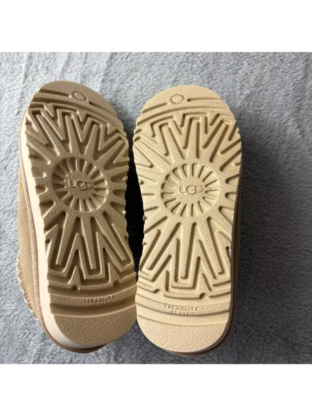 UGG Tasman II Fleece Lined Slippers Shoes Girls 5 Chestnut New Gorpcore